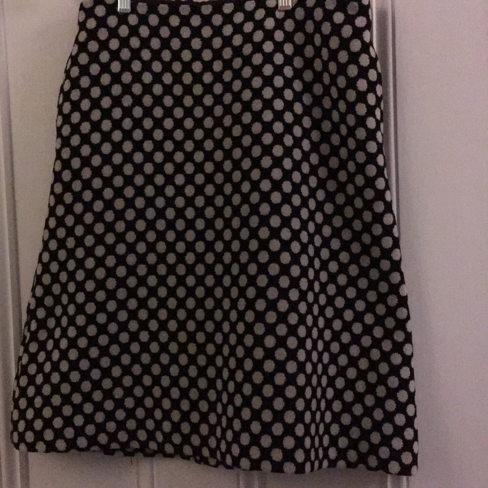 Beautiful wool polka-dot lined Boden skirt!
